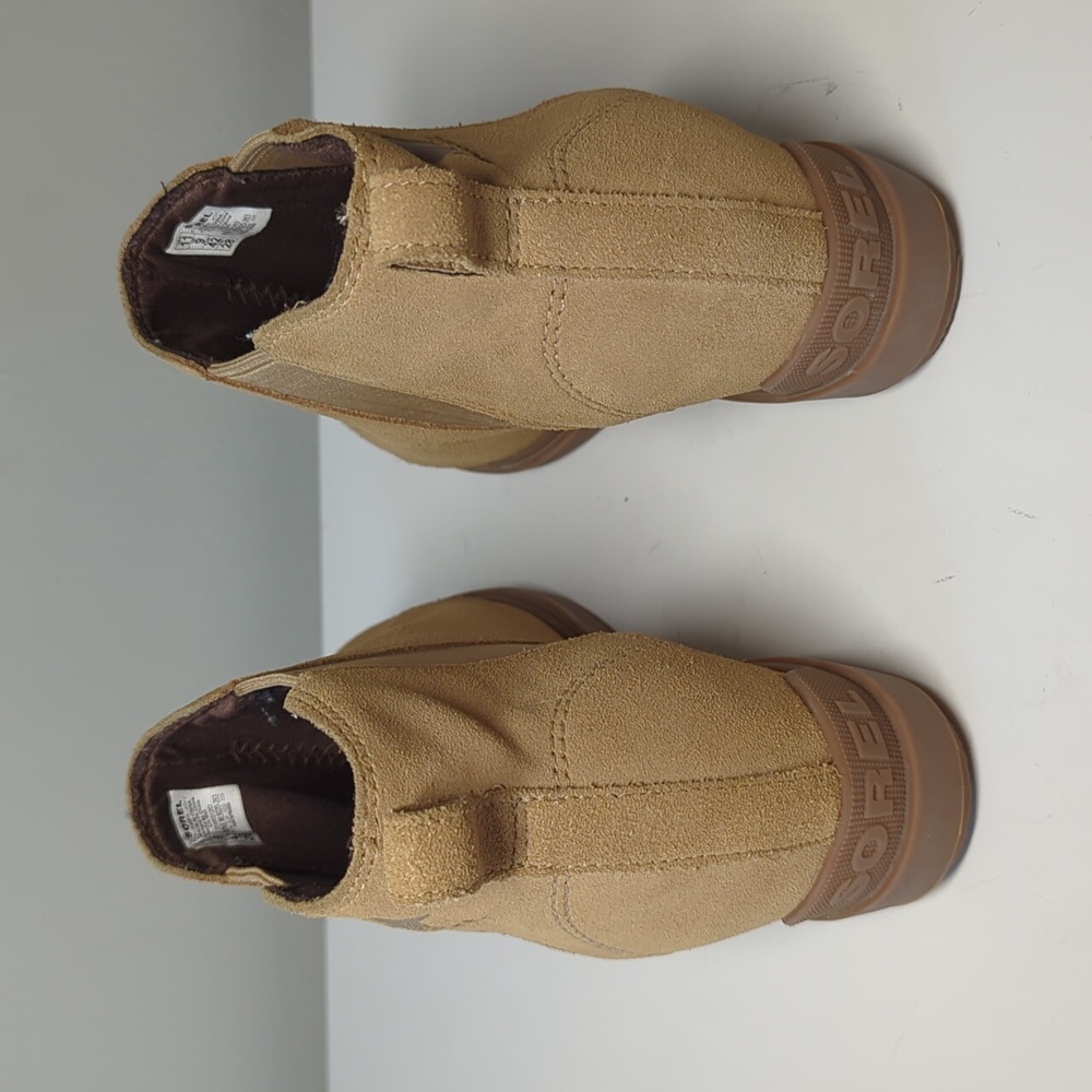 Sorel EVIE II Chelsea Boots – Tan Beige Suede| Size 11 - Picture 9 of 10